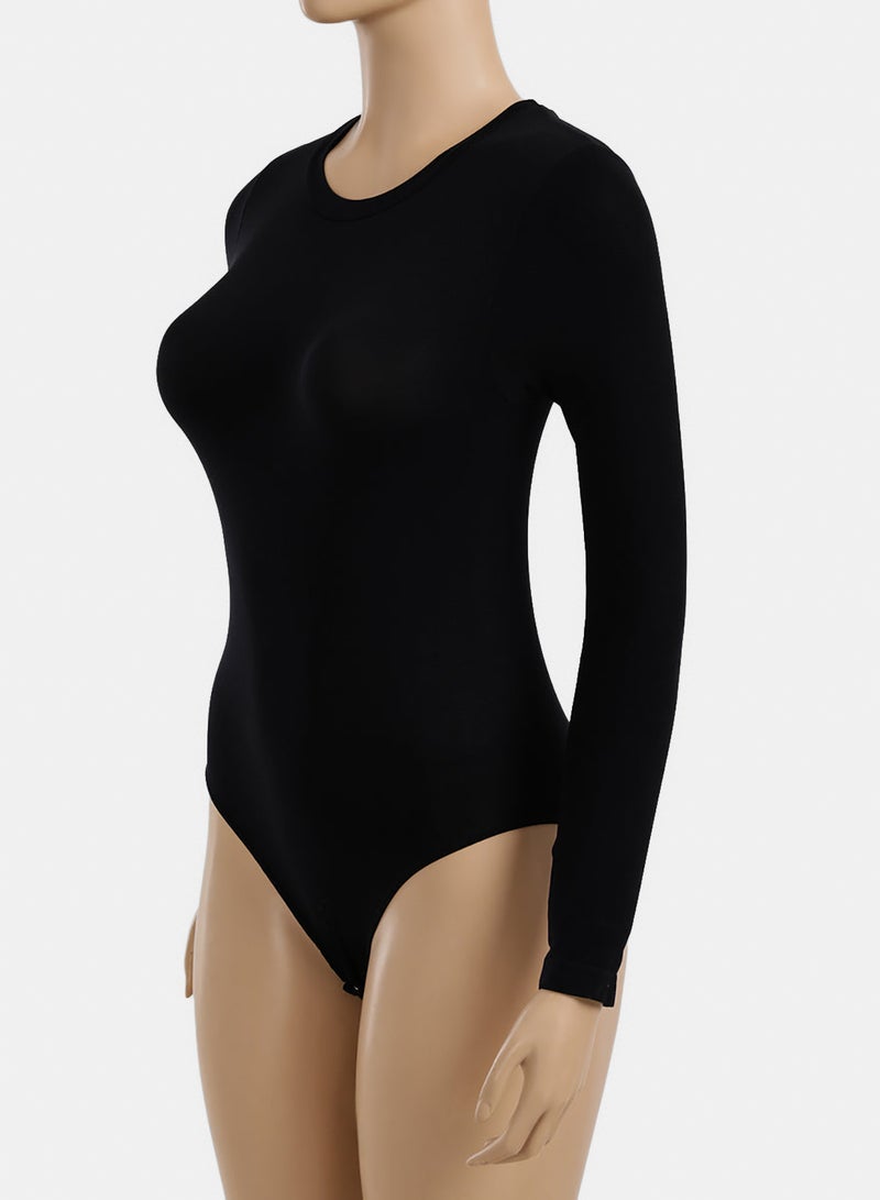 Carina Long Sleeve Round Neck Bodysuit - Image 3